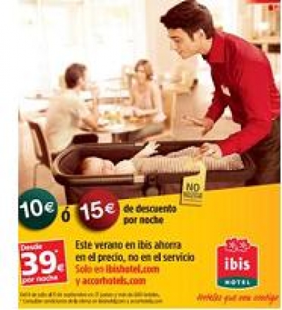 Ibis lanzan una promoci&oacute;n especial de verano con precios desde 39 euros
