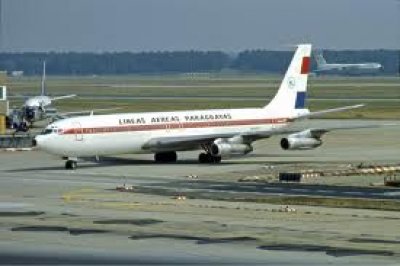 Avión de la extinta Líneas Aéreas Paraguayas (LAP). 