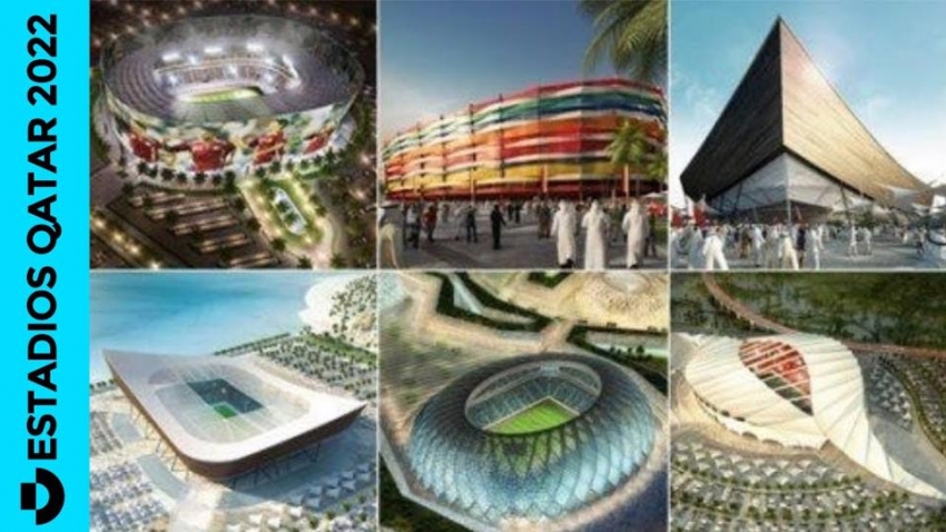 Los estadios futuristas de Qatar 2022.