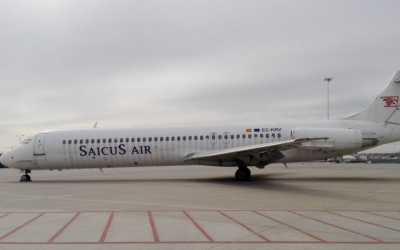 Madrid: el &ldquo;avi&oacute;n fantasma&rdquo; abandonado en el aeropuerto de Barajas