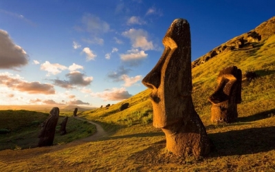 Parque Nacional de Rapa Nui y la isla de Pascua, Chile.