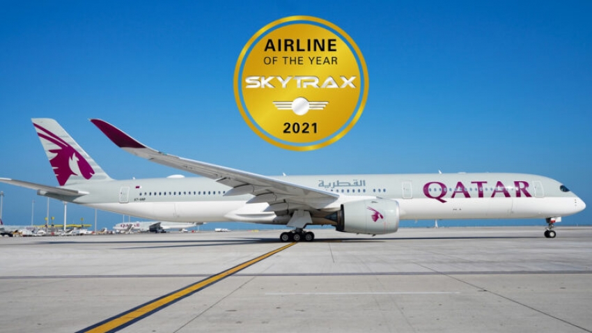 Este 2021, Qatar Airways es la mejor aerol&iacute;nea del mundo por sexta vez