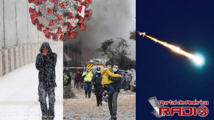 Madrid: entre olas de nieve y Covid-19 se cuela una explosi&oacute;n y un meteorito #PdaRadio28