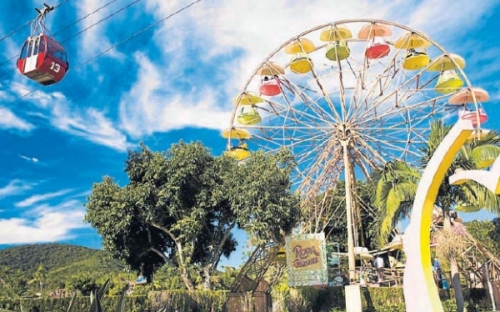 Panor&aacute;mica de una de las atracciones del Beto Carrero, en Brasil, el parque m&aacute;s grande de Am&eacute;rica Latina. 