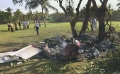 Mueren siete personas al caer avioneta en Rep&uacute;blica Dominicana