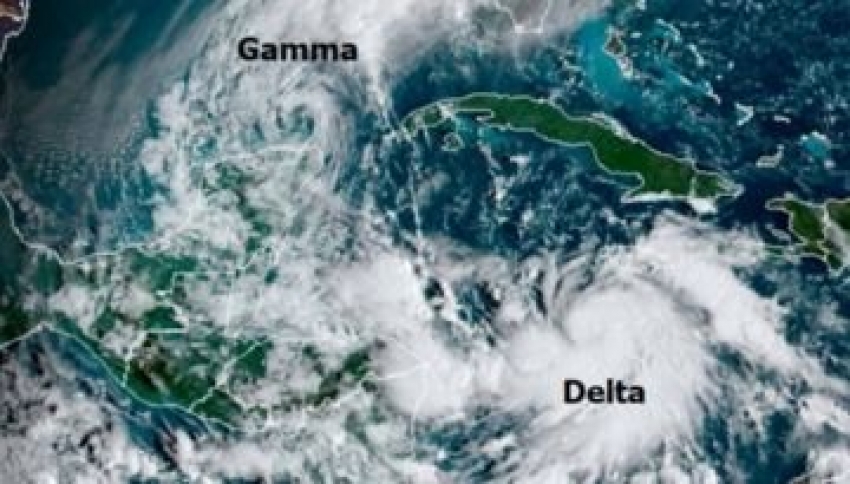 Huracán Delta llegará entre las 2 y las 7 AM de este miércoles 7 a Cancún y Riviera Maya. Olas de más de 6 metros y vientos de 250 km/ph