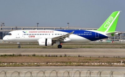 El avi&oacute;n chino que busca destronar a Boeing y Airbus llegar&aacute; en 2020