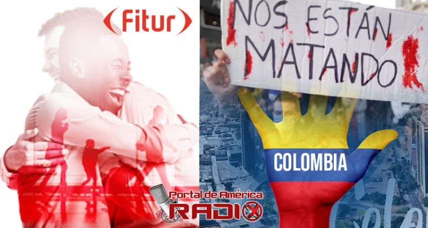 Apertura del programa anunciando que cubriremos FITUR en modo presencial, y luego reflexionamos acerca de la crisis en Colombia #PdaRadio43