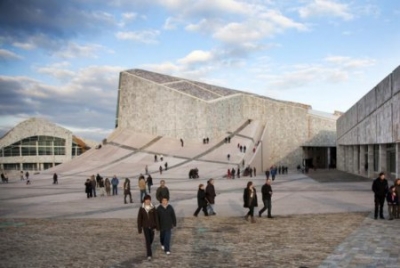 Biblioteca de la Cidade da Cultura, de Peter Eisenman, en Santiago de Compostela- X. VILLARINO