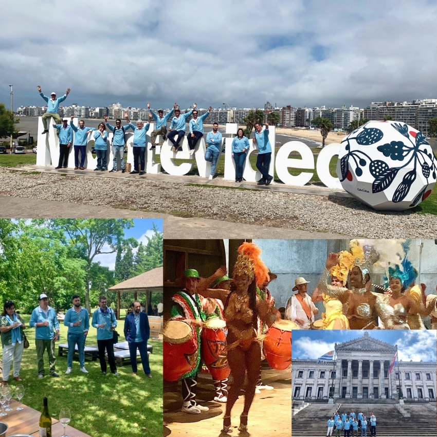 Fam Press de la Divisi&oacute;n de Turismo de la Intendencia de Montevideo con motivo de la Final de la Libertadores