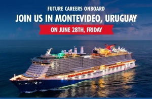 Carnival Cruise Line llega a Uruguay para presentar diversas oportunidades laborales