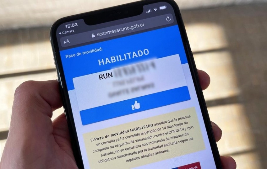 Pase de movilidad, documento para libertad de movimientos de las personas dentro de Chile