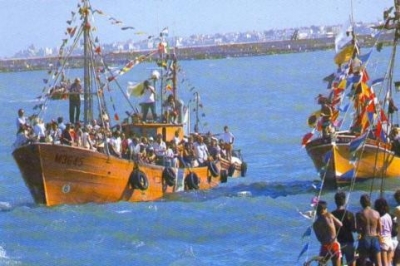 Todo listo para la Fiesta de los pescadores en Mar del Plata