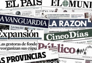 Arden los medios de comunicaci&oacute;n en Espa&ntilde;a