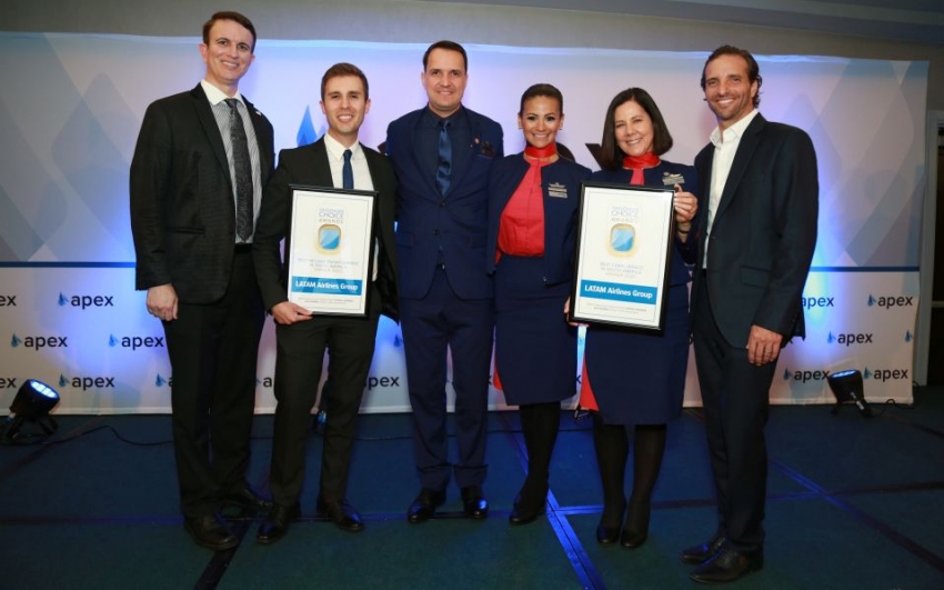APEX reconoce a LATAM Airlines su esfuerzo por mejorar la experiencia de viaje de sus pasajeros