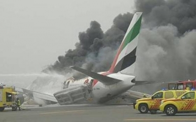 Sin v&iacute;ctimas en incidente de avi&oacute;n de Emirates en Dubai