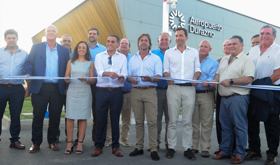 Aeropuertos Uruguay inauguró el nuevo Aeropuerto Internacional de Durazno