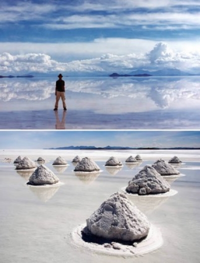 Salar de Uyuni convertido en playa, maravill&oacute; a turistas