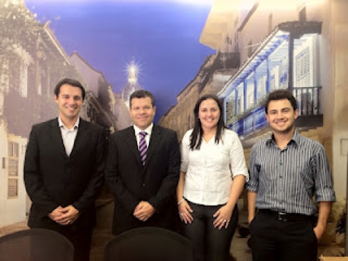 Eduardo Zorzanello, Carlos Rodr&iacute;guez Trib&iacute;n, Suellen Bandeira e Marcus Vin&iacute;cius