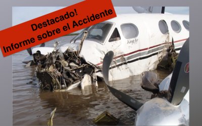 Informe final sobre el accidente del Beechcraft en Carmelo