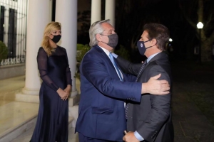 La cena en Olivos tambi&eacute;n fue para hablar de turismo