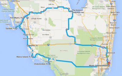 Turismo para exquisitos: 500 millas por Florida (EEUU) en convertible