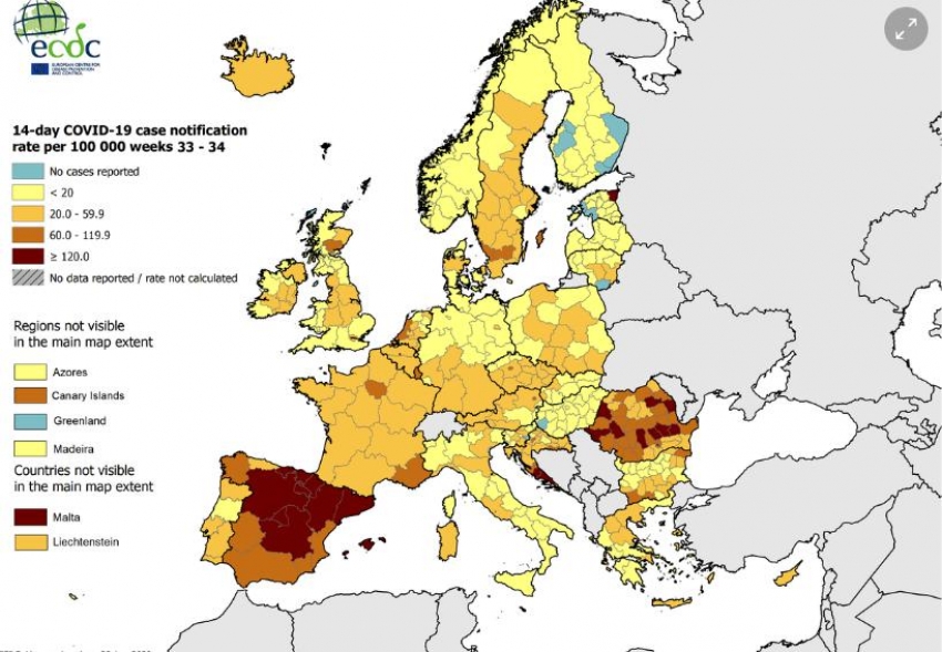 Canarias y Portugal pueden volver a ser zonas de riesgo