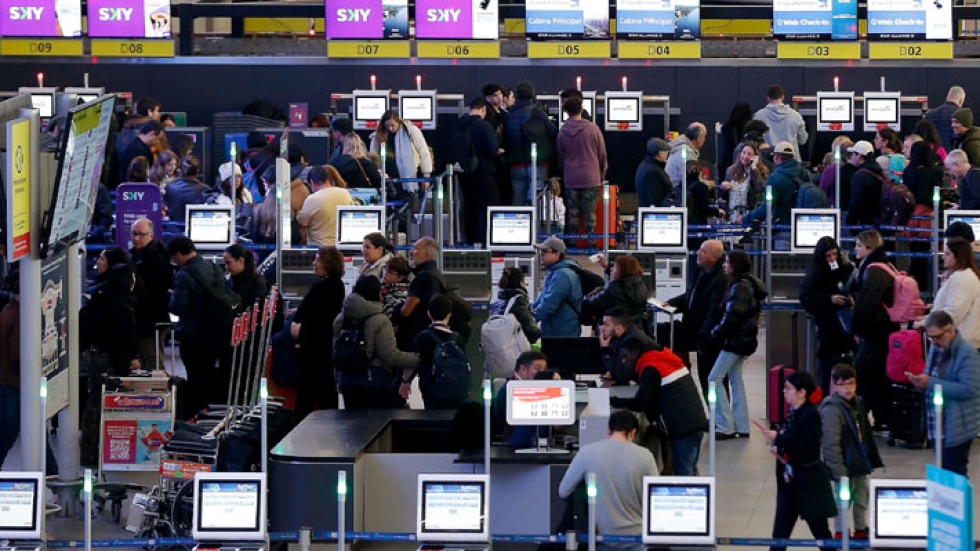 Problemas en aeropuerto de Santiago de Chile