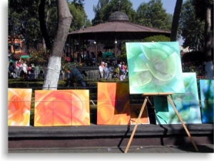 Kiosco del centro de Coyoac&aacute;n