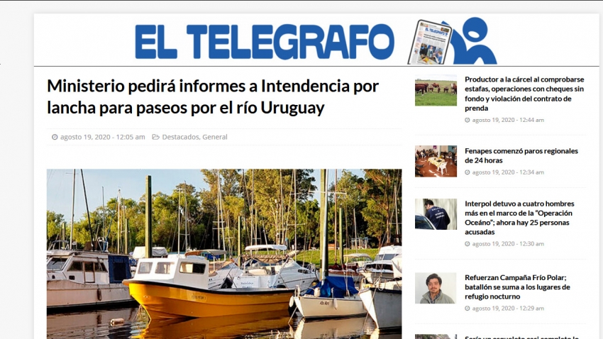 Informe &ldquo;P&aacute;jaros Pintados&rdquo; del PDA es tema del d&iacute;a en Paysand&uacute;