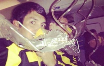 Aterriz&oacute; en emergencia en Cochabamba avi&oacute;n que llevaba plantel de The Strongest