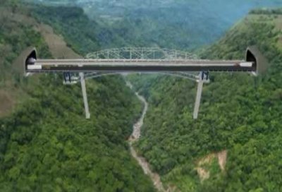 El proyecto contempla la construcci&oacute;n de una v&iacute;a f&eacute;rrea y una autopista que cruzar&aacute; monta&ntilde;as.