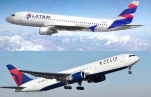 LATAM Airlines y Delta anuncian nuevo acuerdo de viajero frecuente