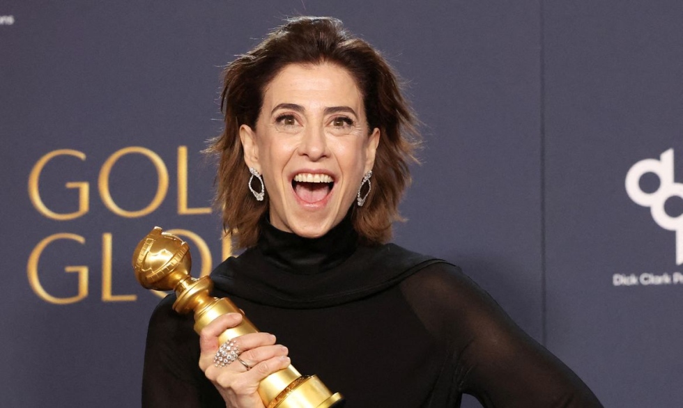 Fernanda Torres cuando ganó el Globo de Oro por &quot;Aún estoy aquí&quot;