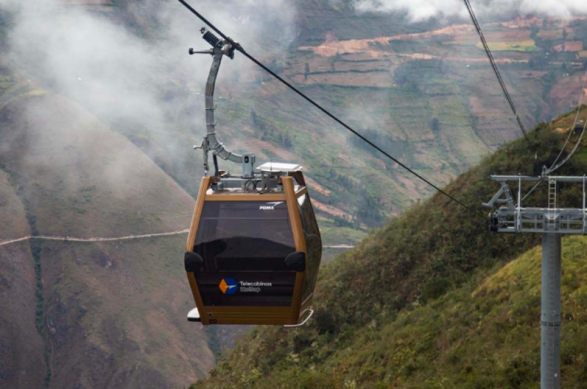 En Per&uacute; suspenden servicio de telecabinas Ku&eacute;lap ante derrumbe de parte del monumento arqueol&oacute;gico