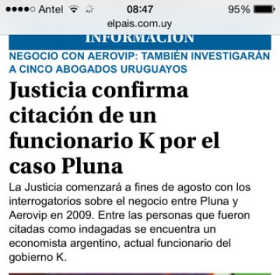 Caso Pluna: la inercia judicial y la &eacute;tica period&iacute;stica