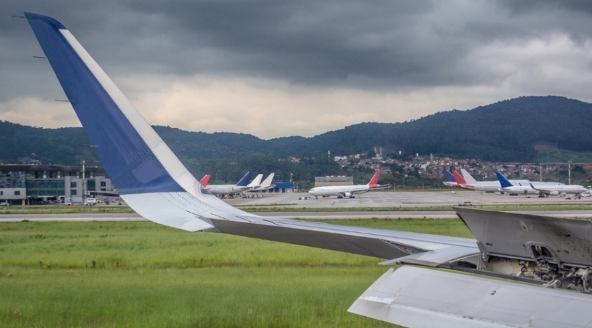 El Aeropuerto Internacional de Guarulhos, en San Pablo, es el m&aacute;s transitado de Brasil.