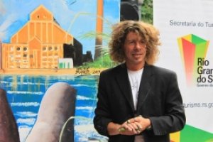 Artista uruguayo une Gas&oacute;metro, La Mano, el Lazador y el Farol de Isla de Lobos en un paisaje &uacute;nico