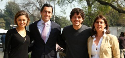 Daniel Pardo junto a actores brasile&ntilde;os