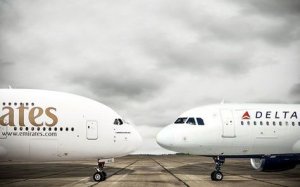 Batalla de United, American y Delta vs. Emirates, Qatar y Etihad