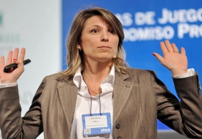 Isela Costantini parece decir &quot;Yo no!!&quot;