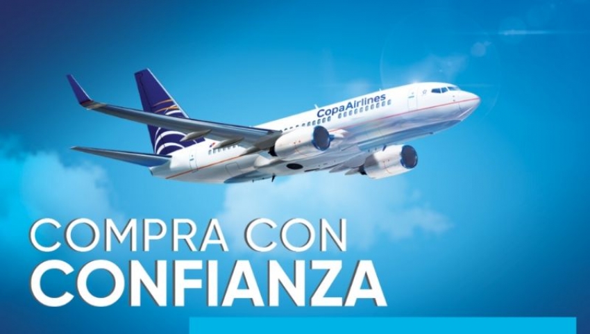 COPA Airlines comunica: "Compren y cambien con confianza"