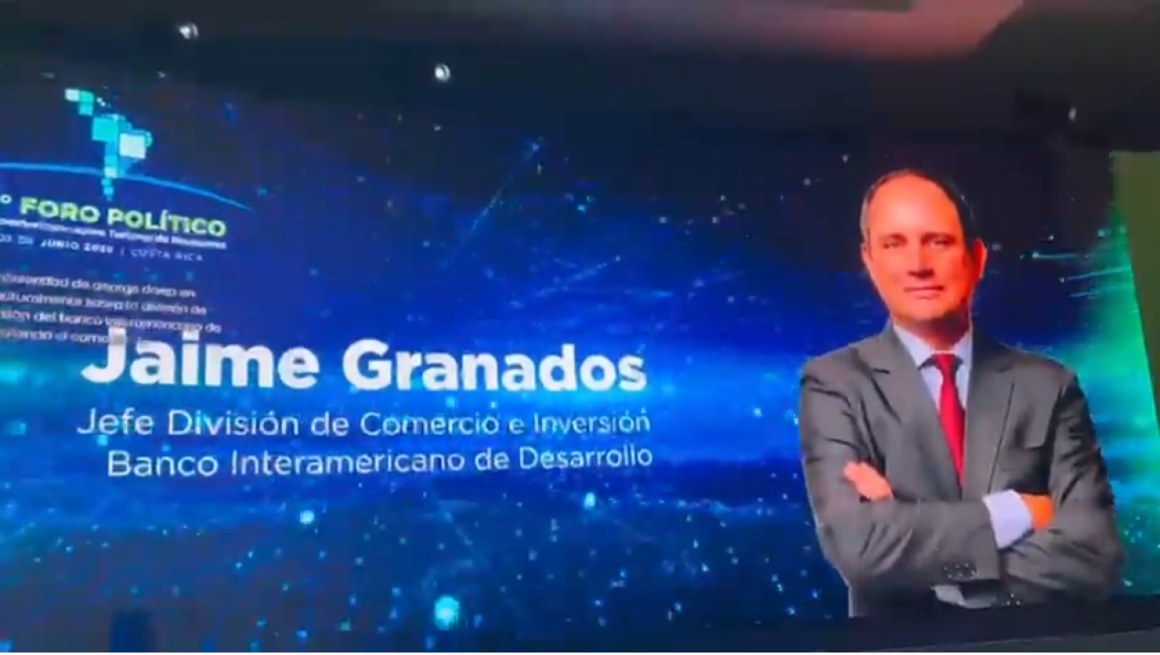 Jaime Granados, Jefe de la Divisi&oacute;n de Comercio e Inversi&oacute;n del Banco Interamericano de Desarrollo (BID)