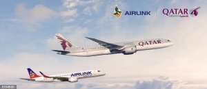 Qatar Airways adquiere un 25% de participación en la aerolínea sudafricana Airlink