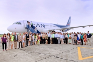 LAN inaugura ruta a Manta en Ecuador