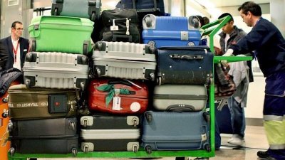 Maletas en el aeropuerto de El Prat (Barcelona)