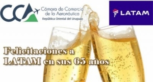 La C&aacute;mara de Comercio de la Aeron&aacute;utica felicita a LATAM