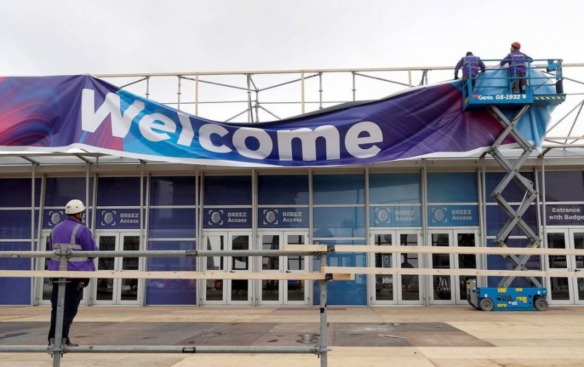 Cartel del MWC en Barcelona 