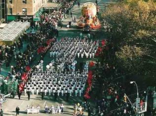 El desfile anual de Macy&#039;s en noviembre.