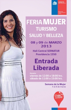 Sernatur y Sernam Metropolitanos lanzan Feria Mujer: turismo, salud y belleza